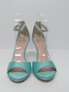 I. Miller Heels Reza Diamond Blue Stiletto Size 8